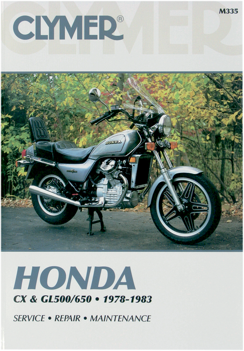 CLYMER Manual - Honda - CX / GL500-650 Twins CM335
