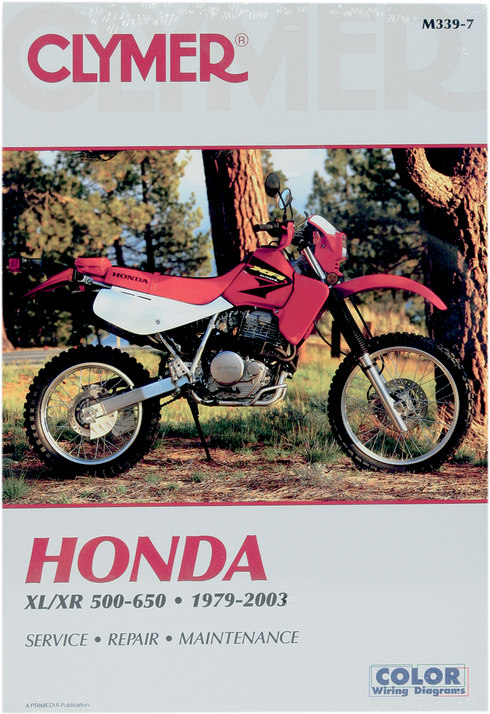 CLYMER Manual - Honda - XL/XR 500-600 Singles CM3398
