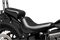 LE PERA Bare Bones Pillion Pad - Deluxe - Smooth - Black - FLS/FXS '11-'17 LKS-007PDX