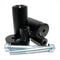SHOGUN Frame Sliders Black - 71-1308