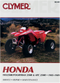 CLYMER Manual - Honda - ATC250R /TRX250R CM348