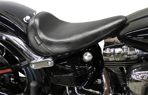 LE PERA Bare Bones Solo Seat - Smooth - Black - FXSB '13-'17 LKB-007