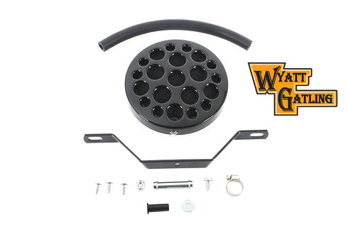 Wyatt Gatling Wyatt Gatling Black Drilled Air Cleaner - 34-0010