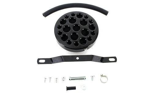 Wyatt Gatling Wyatt Gatling Black Drilled Air Cleaner - 34-0010