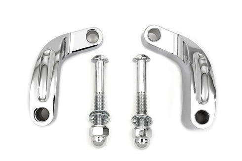 Wyatt Gatling Chrome Prime Mirror Relocation Kit - 34-0020