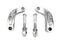 Wyatt Gatling Chrome Prime Mirror Relocation Kit - 34-0020