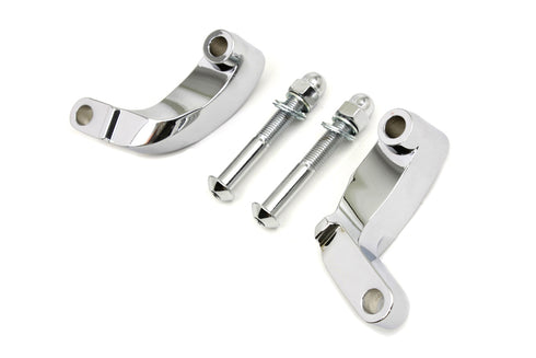 Wyatt Gatling Chrome Prime Mirror Relocation Kit - 34-0020