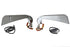 Wyatt Gatling Evil Eye Mirror Set with Billet Stems - 34-0022