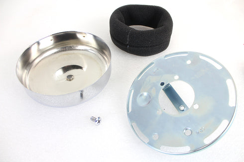 Wyatt Gatling Wyatt Gatling Chrome V Logo Air Cleaner Kit - 34-0041