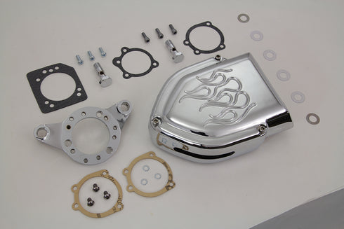 Wyatt Gatling Chrome Wyatt Gatling Air Cleaner Kit - 34-0061