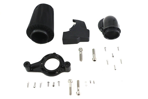 V-Twin M8 Heavy Breather Air Cleaner Kit Black - 34-0090