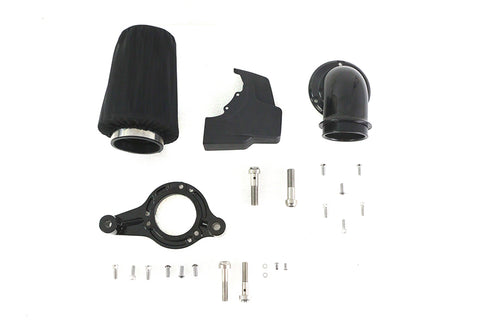 V-Twin M8 Heavy Breather Air Cleaner Kit Black - 34-0090