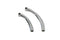 Wyatt Gatling Curved Solid Style Billet Mirror Stem - 34-0147