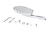 V-Twin Cateye Mirror with Billet Girder Stem Chrome - 34-0158