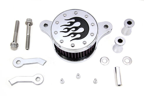 Wyatt Gatling Wyatt Gatling Air Cleaner Kit Chrome - 34-0235