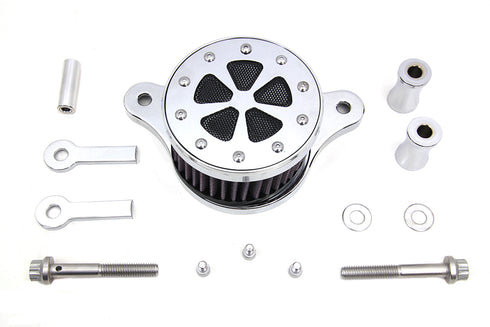 Wyatt Gatling Wyatt Gatling Air Cleaner Kit Chrome - 34-0236