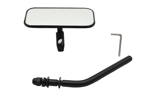 Wyatt Gatling Black Rectangle Mirror - 34-0289