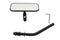 Wyatt Gatling Black Rectangle Mirror - 34-0289