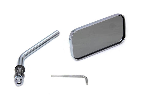 Wyatt Gatling Chrome Rectangle Mirror - 34-0290