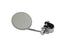Wyatt Gatling Chrome 3 inch Round Mini Mirror with Clamp On Stem - 34-0308