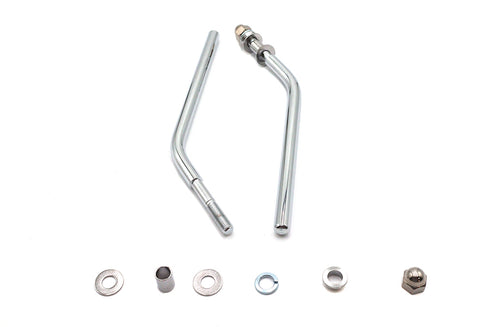 Wyatt Gatling Mirror Stem Kit Chrome - 34-0335