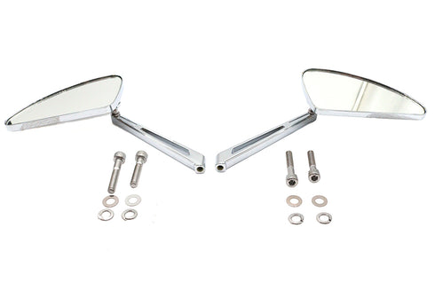 Wyatt Gatling Teardrop Mirror Set with Slotted Stems - 34-0366