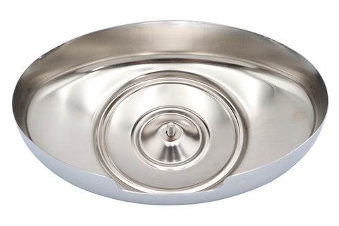 Wyatt Gatling Air Cleaner Cover Oval Chrome - 34-0401