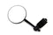 Wyatt Gatling Black 3 inch Round Mini Mirror with Clamp on Stem - 34-0418