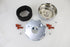 Wyatt Gatling Wyatt Gatling 7 inch Round Air Cleaner Kit with Chrome Cover - 34-0429