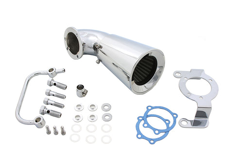 Wyatt Gatling Air Cleaner Breather Chrome Billet - 34-0451