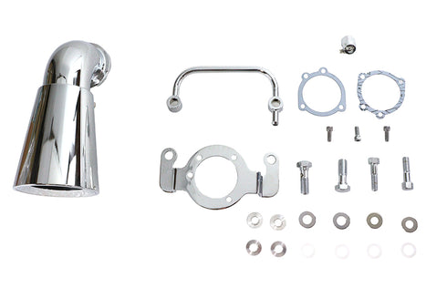 Wyatt Gatling Air Cleaner Breather Chrome Billet - 34-0451