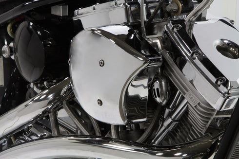 Wyatt Gatling Wyatt Gatling Scoop Air Cleaner Cover Chrome - 34-0453
