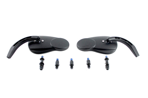 V-Twin Big Twin Mirror Set Black - 34-0465