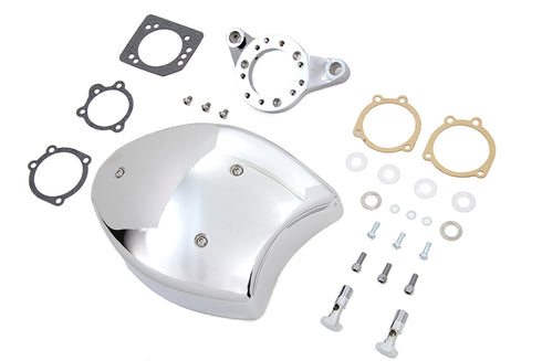 V-Twin Chrome Wyatt Gatling Air Cleaner Assembly - 34-0473