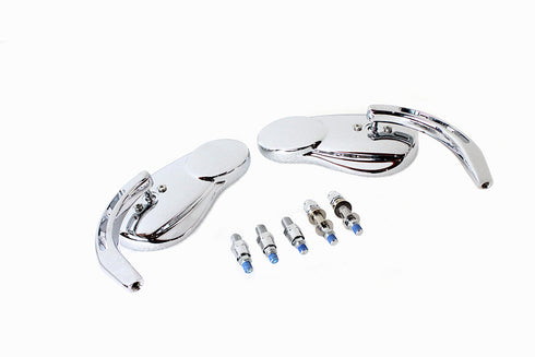 V-Twin Big Twin Mirror Set Chrome - 34-0494