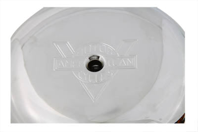 Wyatt Gatling Round Air Cleaner with V-logo - 34-0505
