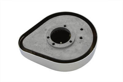 Wyatt Gatling Teardrop Air Cleaner with Flames Chrome - 34-0511