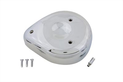 Wyatt Gatling Chrome Teardrop Air Cleaner Assembly - 34-0516