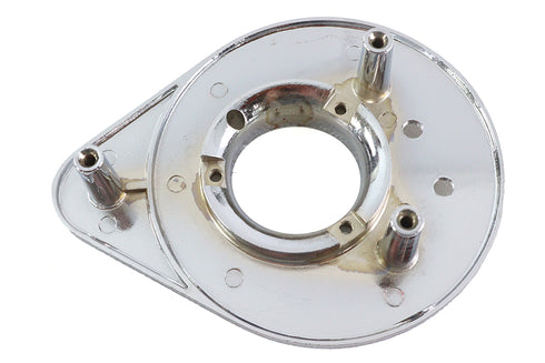 Wyatt Gatling Air Cleaner Backing Plate Chrome - 34-0519