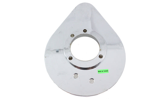 Wyatt Gatling Air Cleaner Backing Plate Chrome - 34-0519