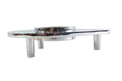Wyatt Gatling Air Cleaner Backing Plate Chrome - 34-0519