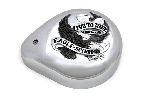 Wyatt Gatling Eagle Spirit Chrome Teardrop Air Cleaner - 34-0532