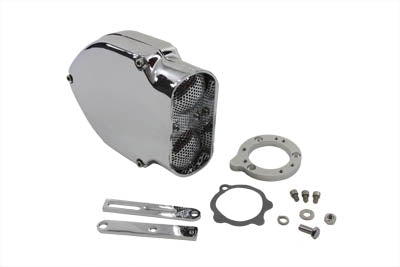 Wyatt Gatling V-Charger Air Cleaner Kit Chrome - 34-0616