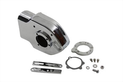 Wyatt Gatling V-Charger Air Cleaner Kit Chrome - 34-0616