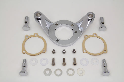 Wyatt Gatling Air Cleaner Bracket Kit Chrome Billet - 34-0661