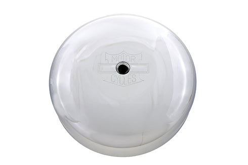Wyatt Gatling Chrome 7 inch Round Air Cleaner Cover - 34-0743