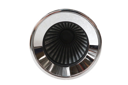Wyatt Gatling Funnel Air Cleaner Breather Chrome - 34-0771