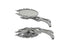 Wyatt Gatling Fireball Mirror Set with Flame Stems Chrome - 34-0786