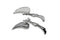 Wyatt Gatling Teardrop Mirror Set Chrome - 34-0885