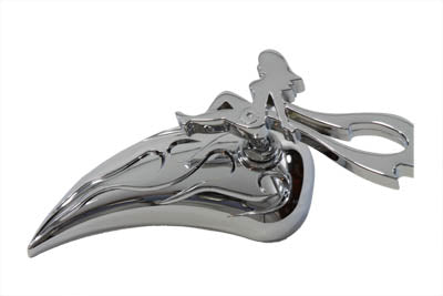 Wyatt Gatling Teardrop Mirror Set Chrome - 34-0885